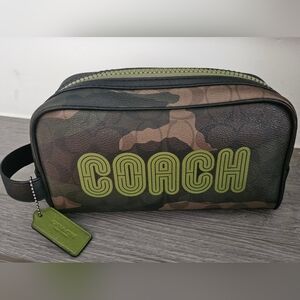 Coach Travel Kit In Signature Canvas